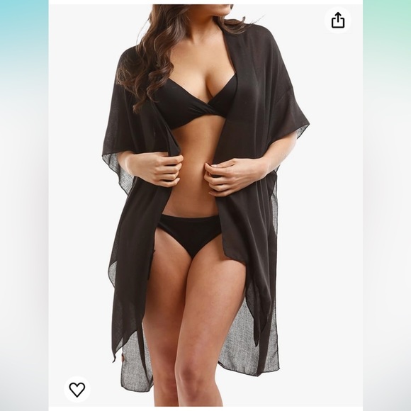BUNDLE OF 4, BRIDESMAID “BRIDE TRIBE” KIMONO, SWIM COVER, NEW - Picture 3 of 3